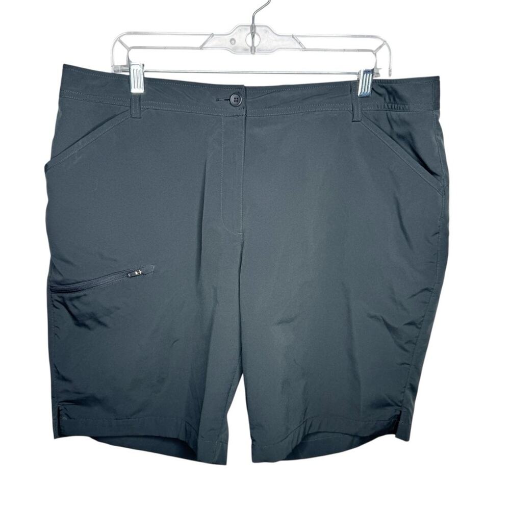 OOBE / gray classic uniform workwear chino bermuda shorts / 16 NWOT